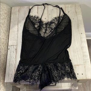 Black Lace Romper/Lingerie